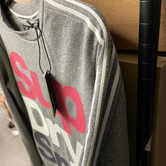 BNWT SuperDry Japan Sweat Shirt Gray - Picture 7 of 8